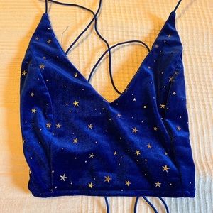 Navy blue star top- perfect ERAS tour outfit